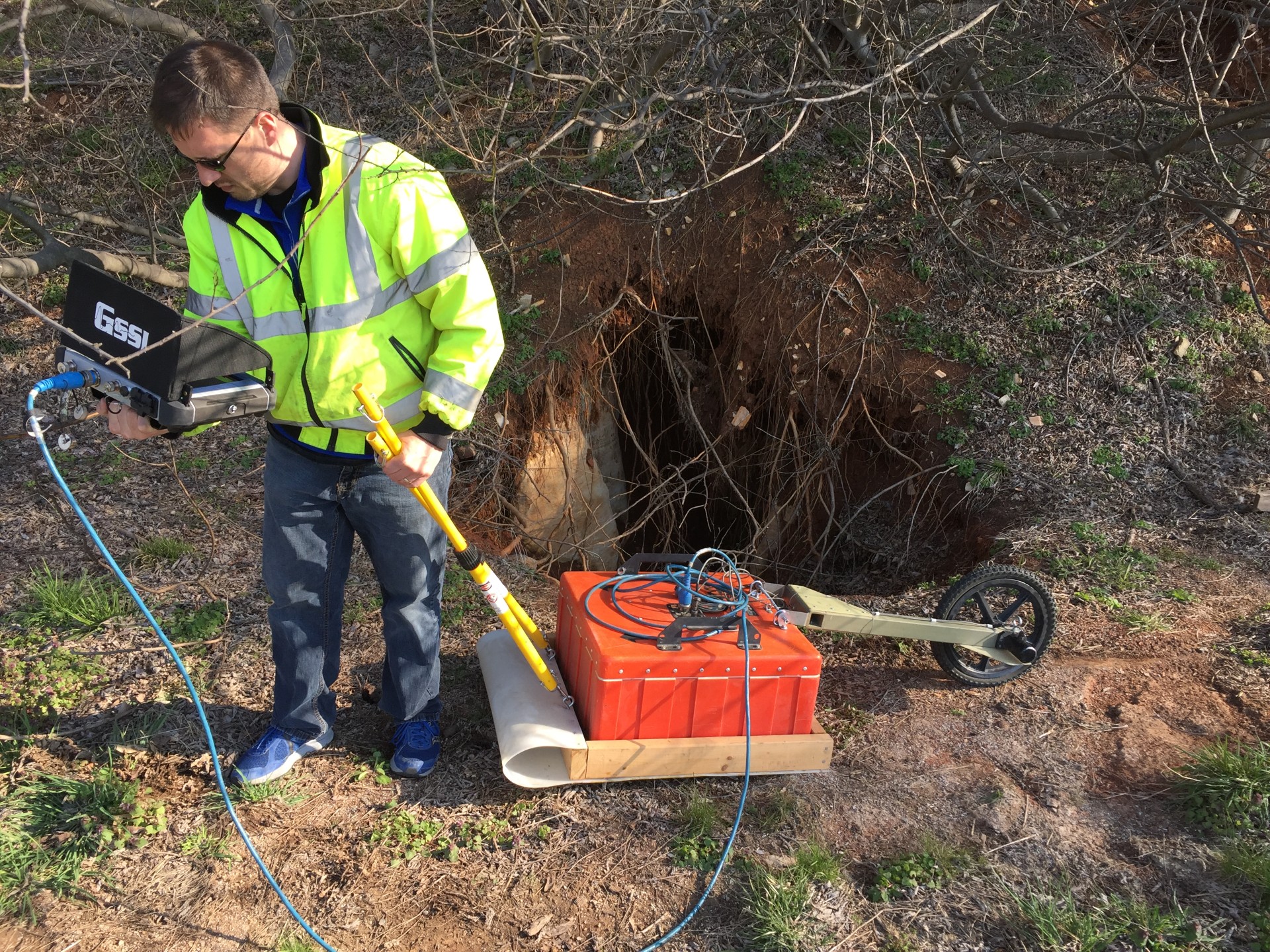 GPR testing demo