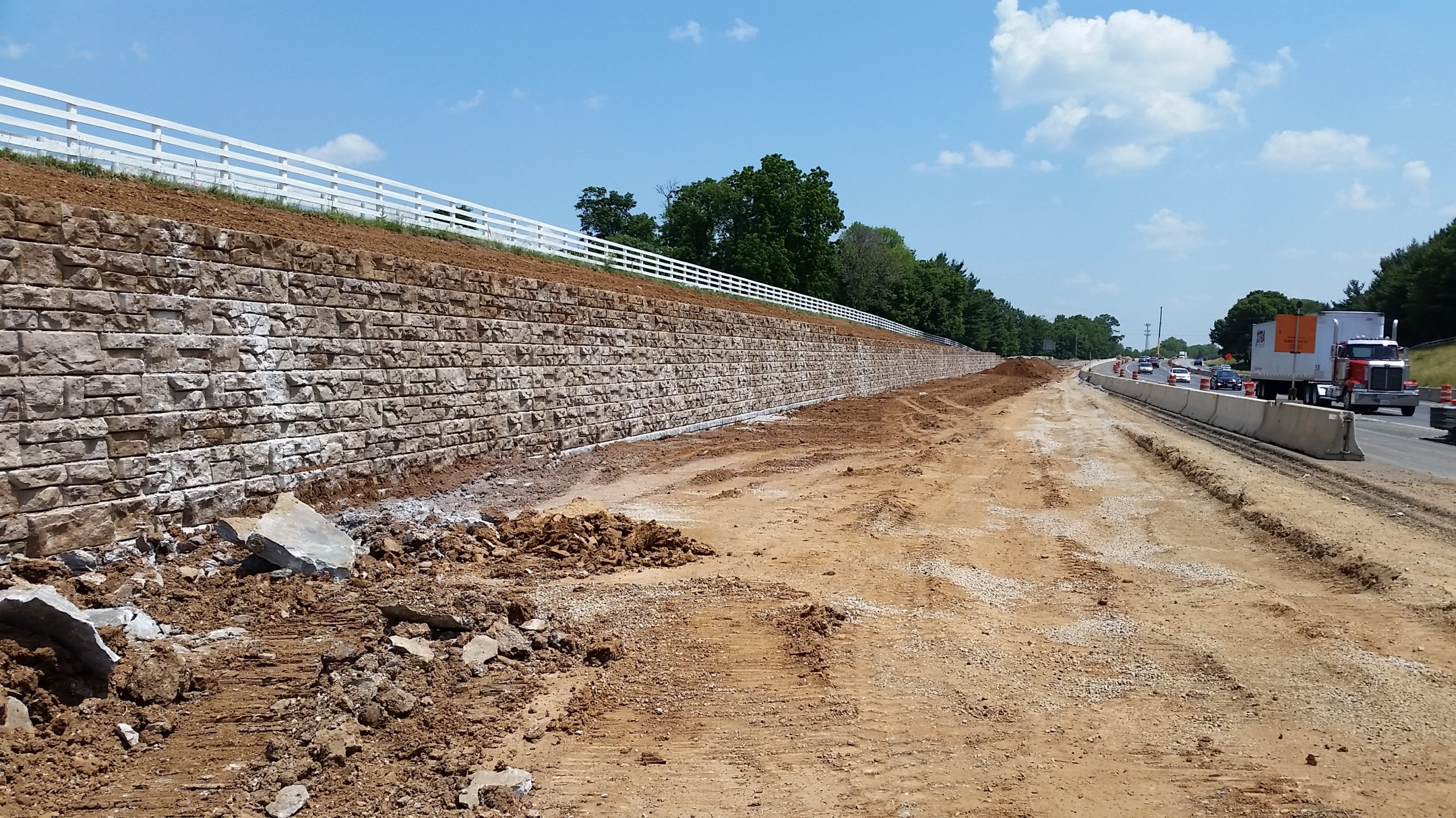 Figure 7 Large Block Wall (1) large block wall